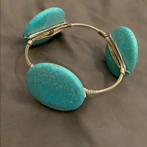 Bourbon & Bowetie rare SILVER & turquoise